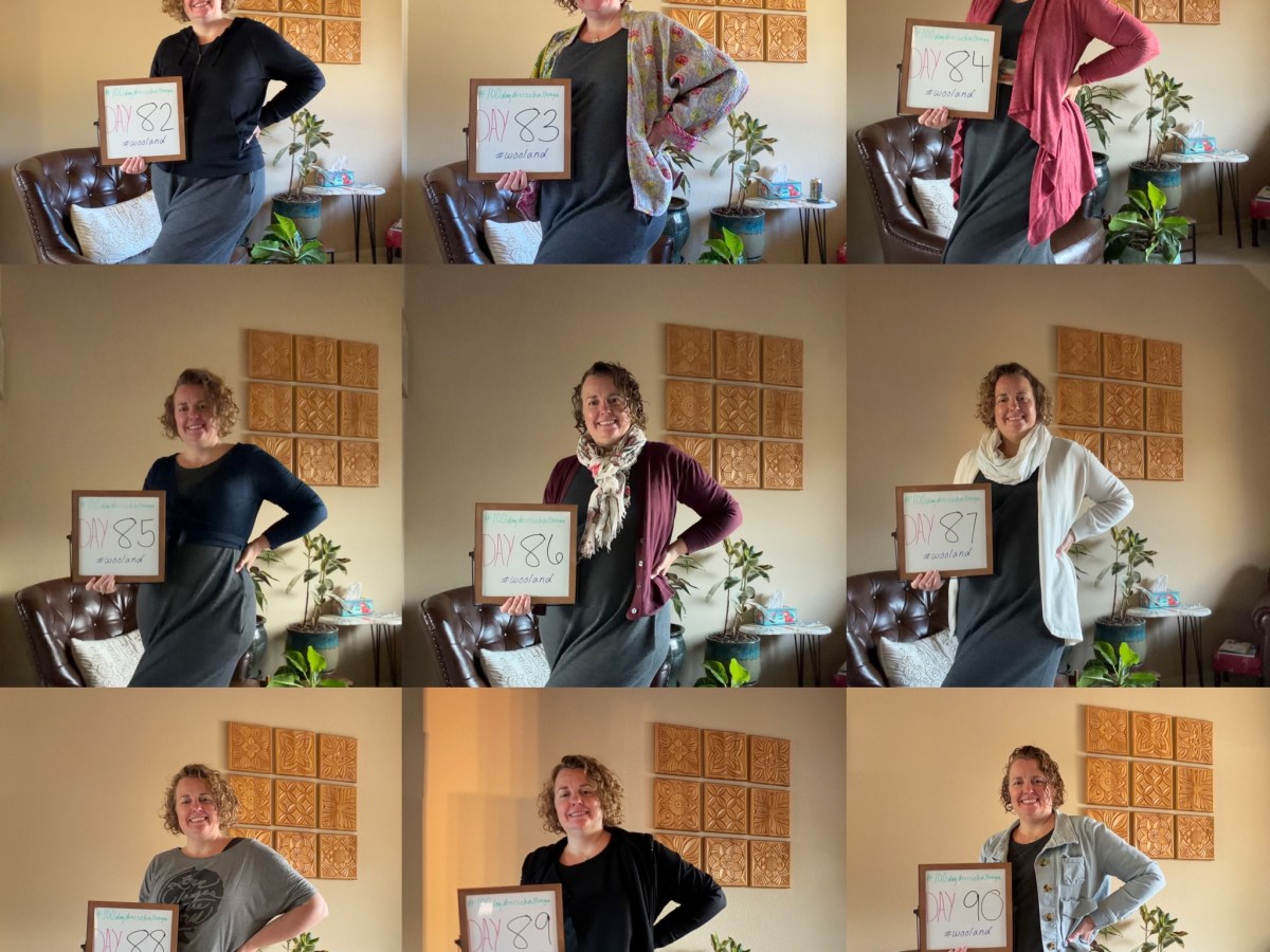 How a Colorado woman is making a statement against fast fashion by wearing the same dress for 100 days