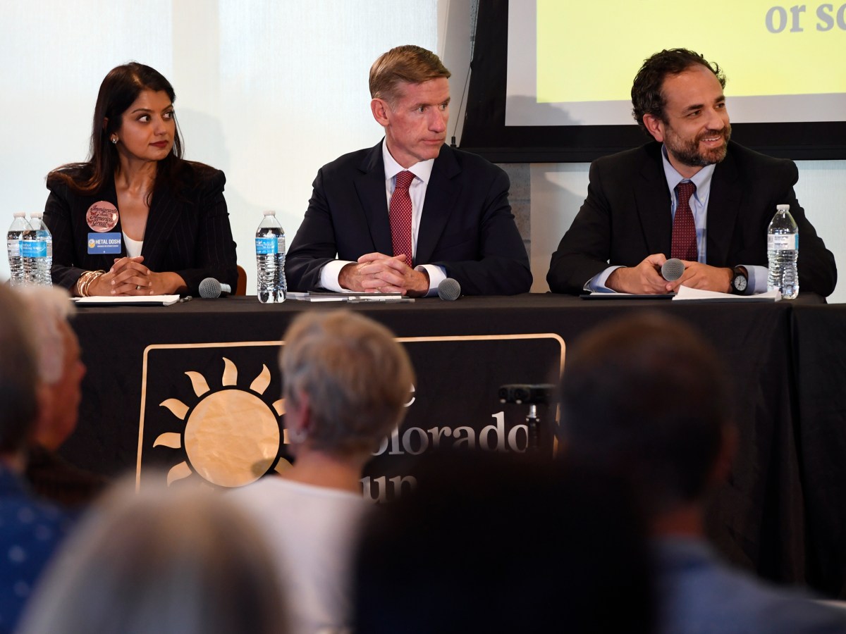 3 Democrats make their cases for Colorado attorney general while Jena Griswold skips another debate 
