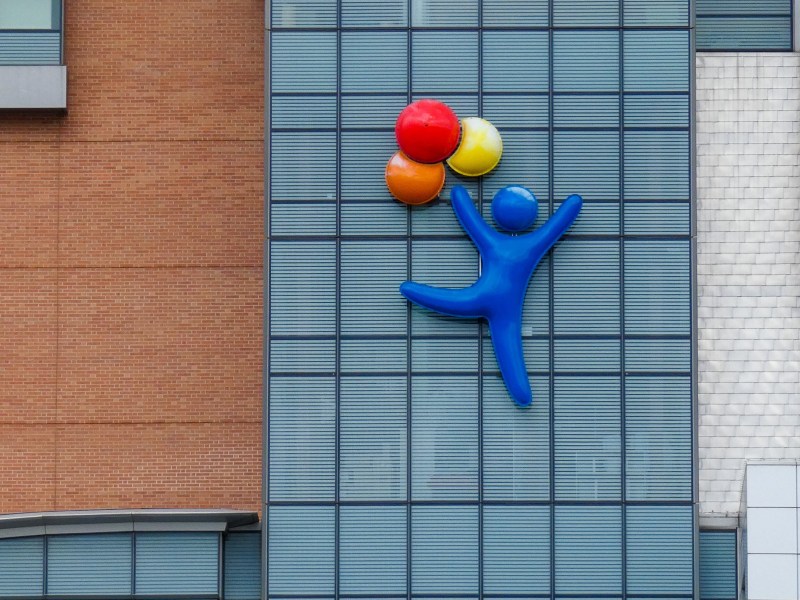 Outside of the Children's Hospital Colorado building